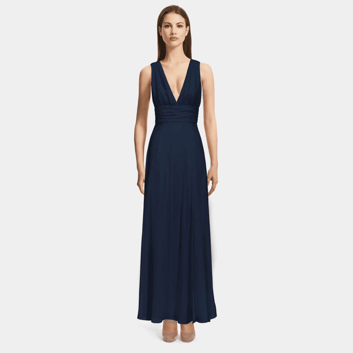kanassさま）Audire Waist tuck dress (Navy) kanassさま）Audire Waist tuck dress (Navy)