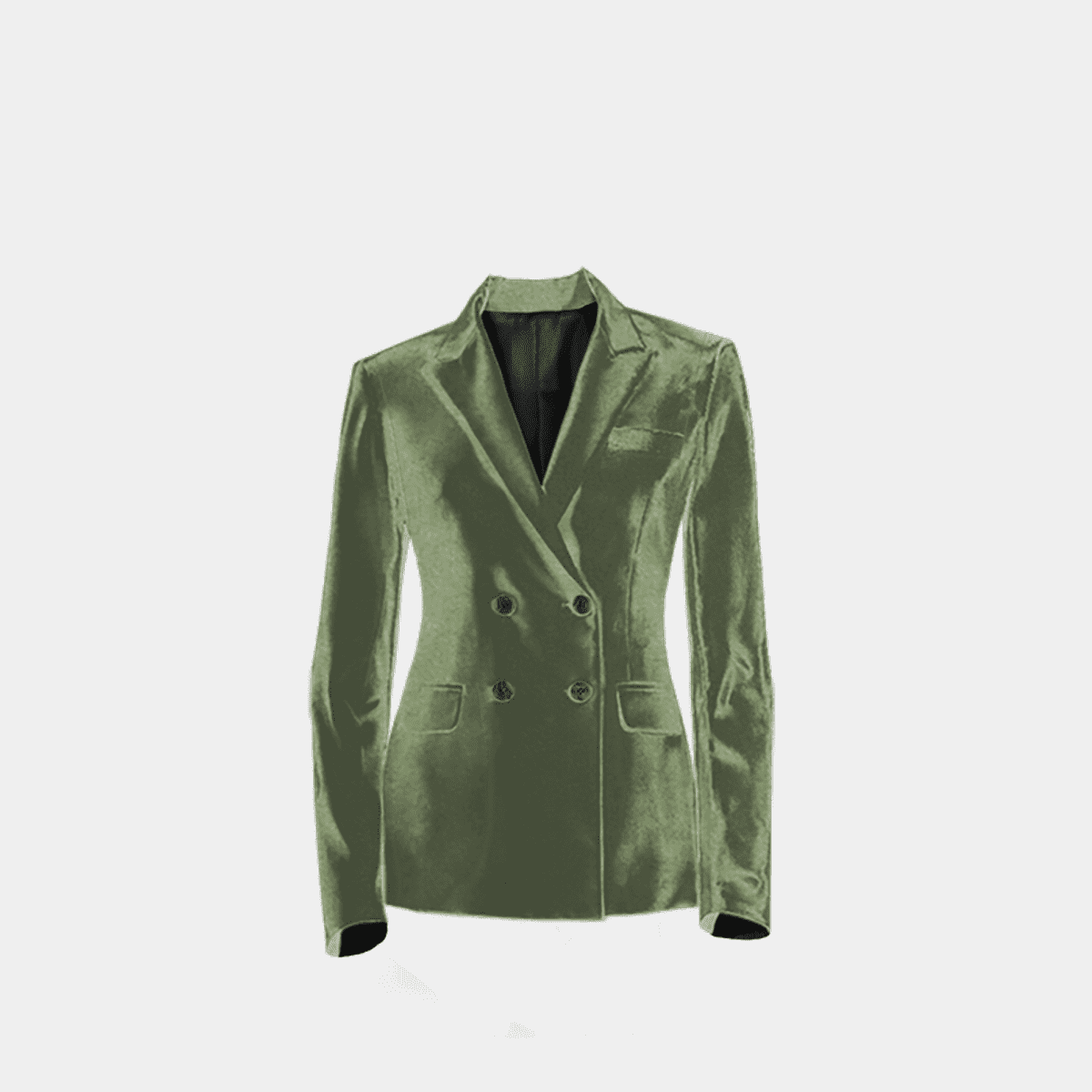 Green Double Breasted Blazer main image 1