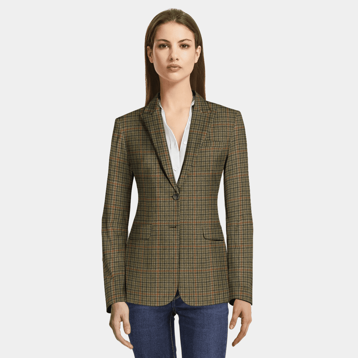 Slim-fit tweed jacket