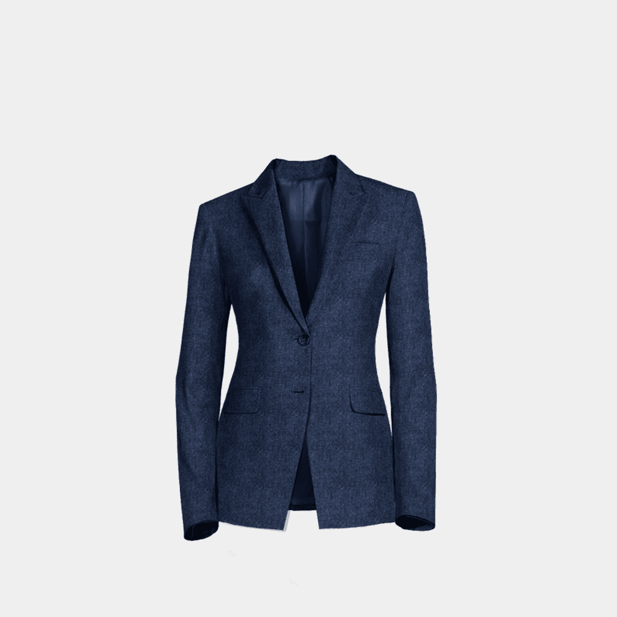 Blue tweed jacket best sale