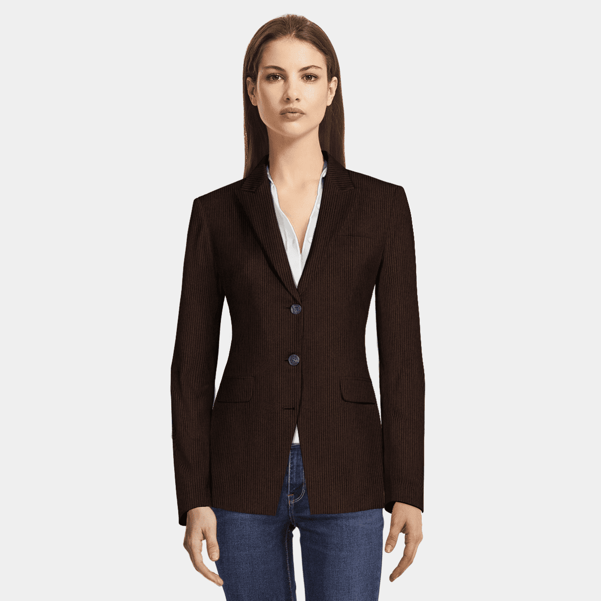 Haura W Button Blazer