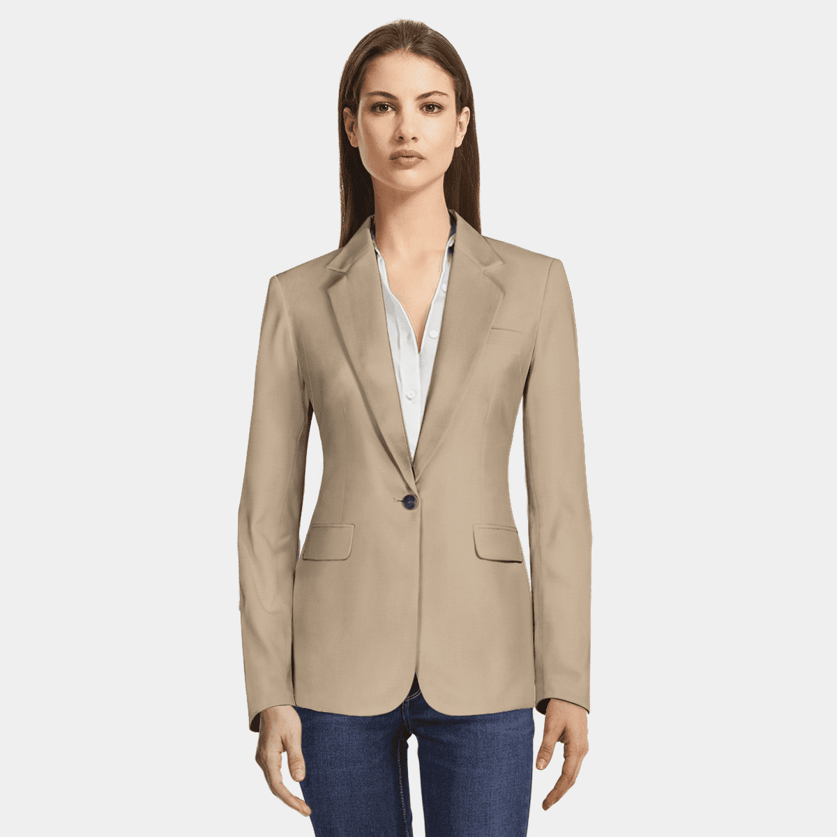 スーツ SELF PORTRAIT Women Suit Jackets RS25164JCCREAM Beige Cream Crepe 3D Sequin Jacket – self-portrait-US