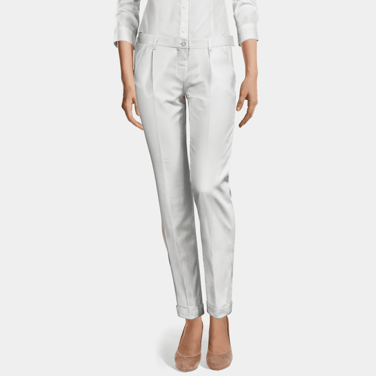 Stretch Cigarette Pants