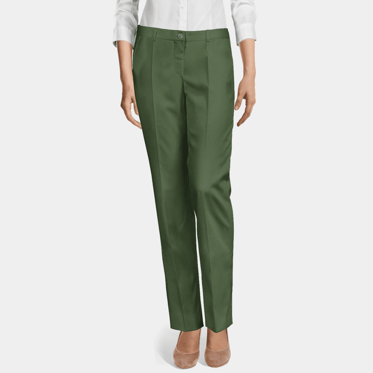 army green dress pants