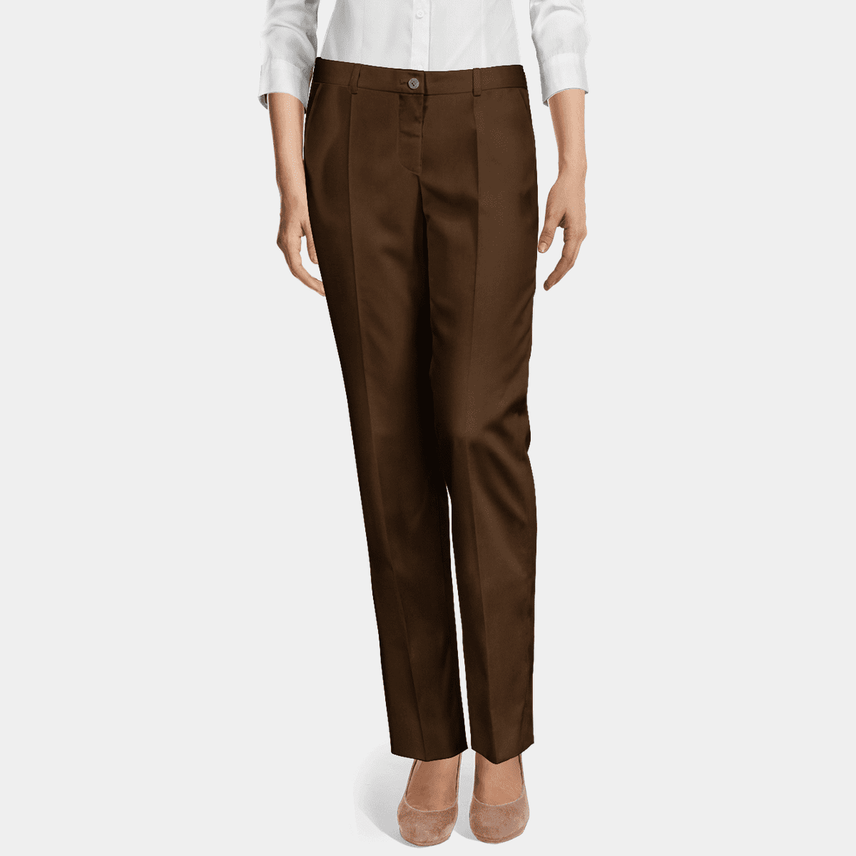 All Things Checkered Velvet Pant , Brown