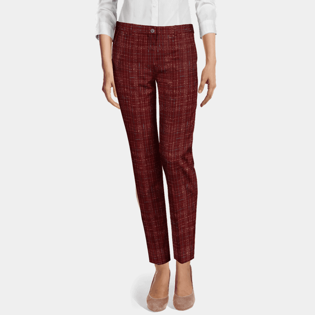 Women's tweed Cigarette Pants | Sumissura