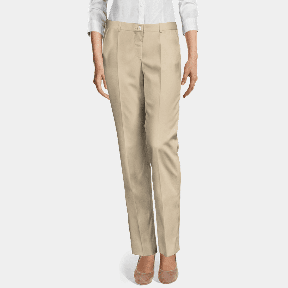 womens tan chino pants