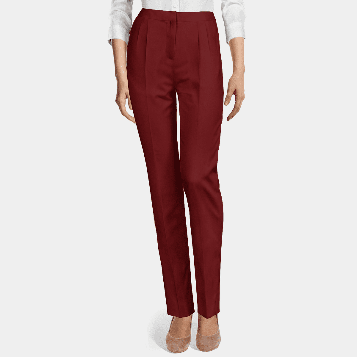 Blush and Burgundy | E's Life & Style | Dress pants outfits, Maroon pants  outfit, Bell bottom pants outfit
