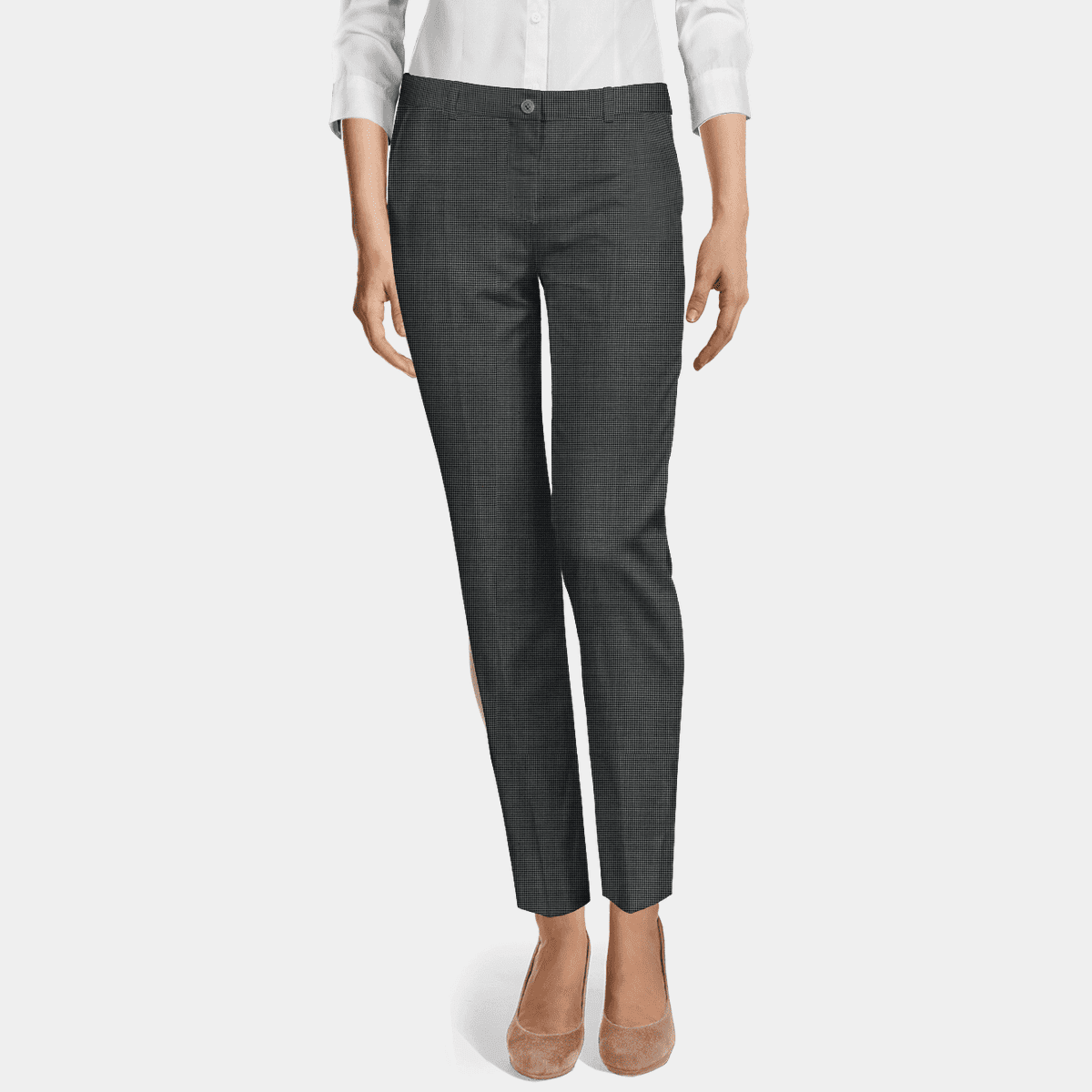 Ladies Grey Cotton Cigarette Pants at Rs 225/piece