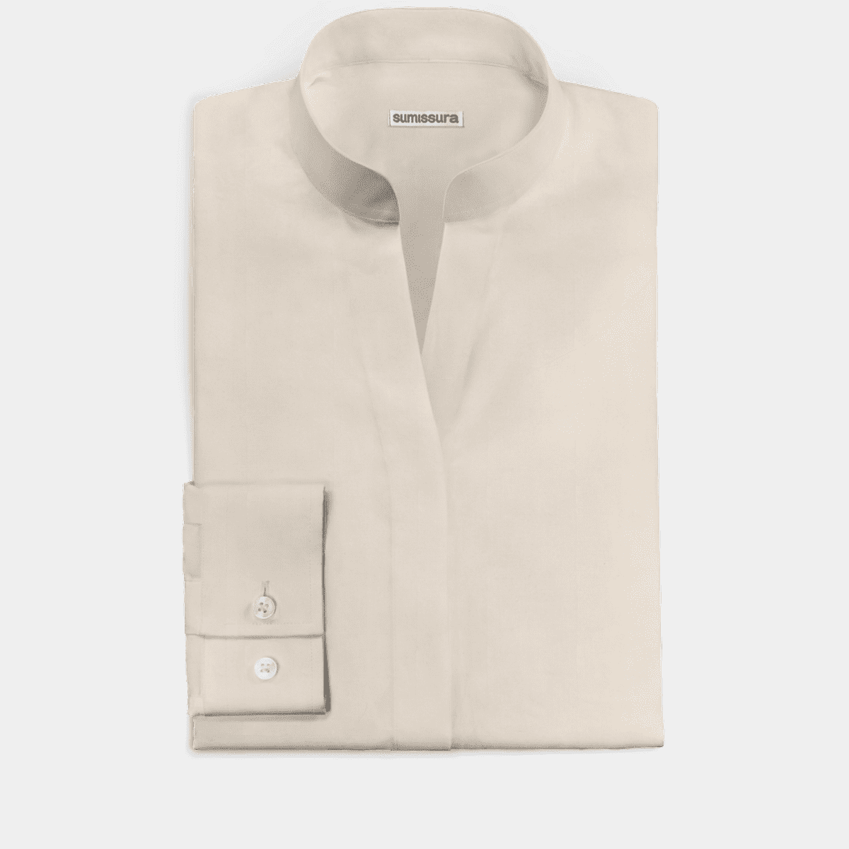 Beige chiaro beige camicia blouse