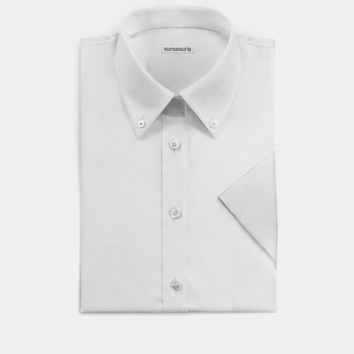 white eyelet sleeve button shirt ... petite medium ,,, cotton blend main image 0