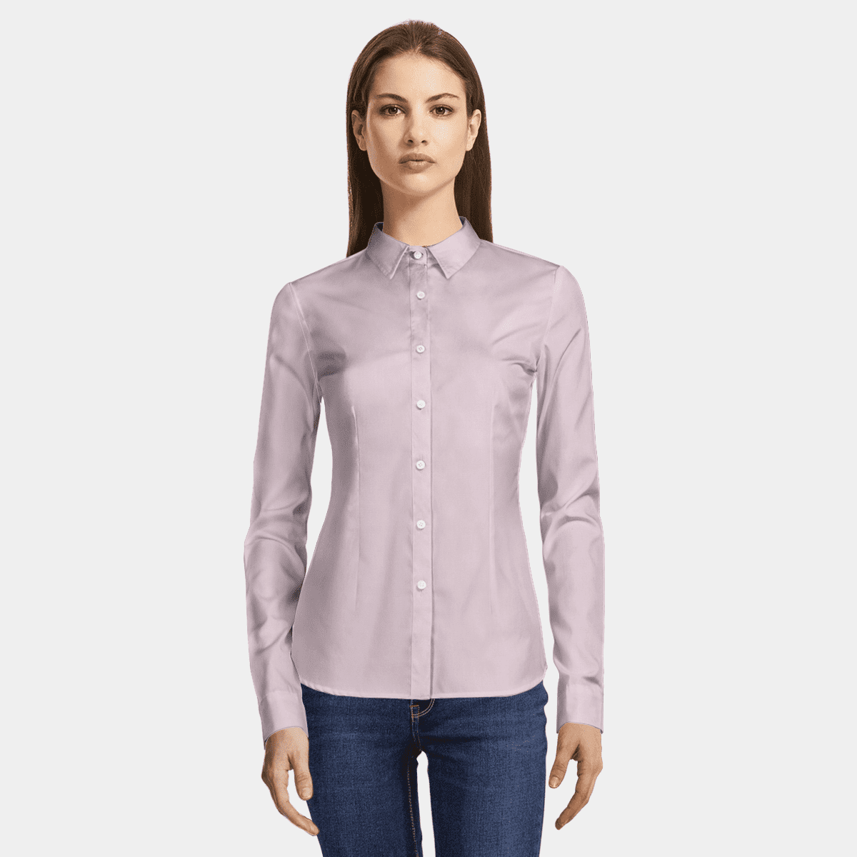 Light Purple cotton Dress Shirt 49 ...