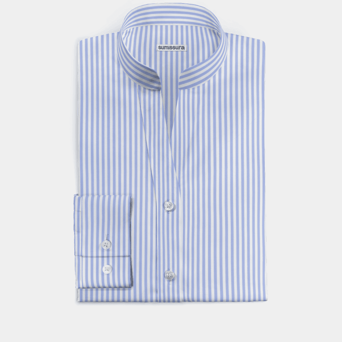 Contrast Lace Collar Cotton Blend T-Shirt