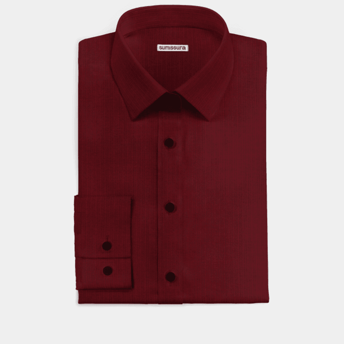 women-s-red-herringbone-dress-shirts-sumissura