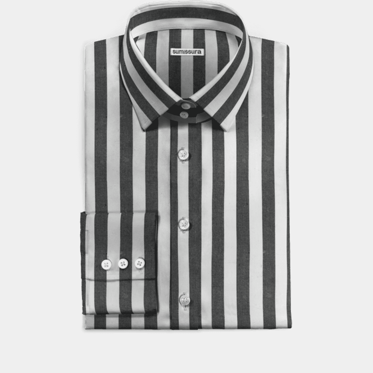 Women's cotton High Collar Shirts Sumissura