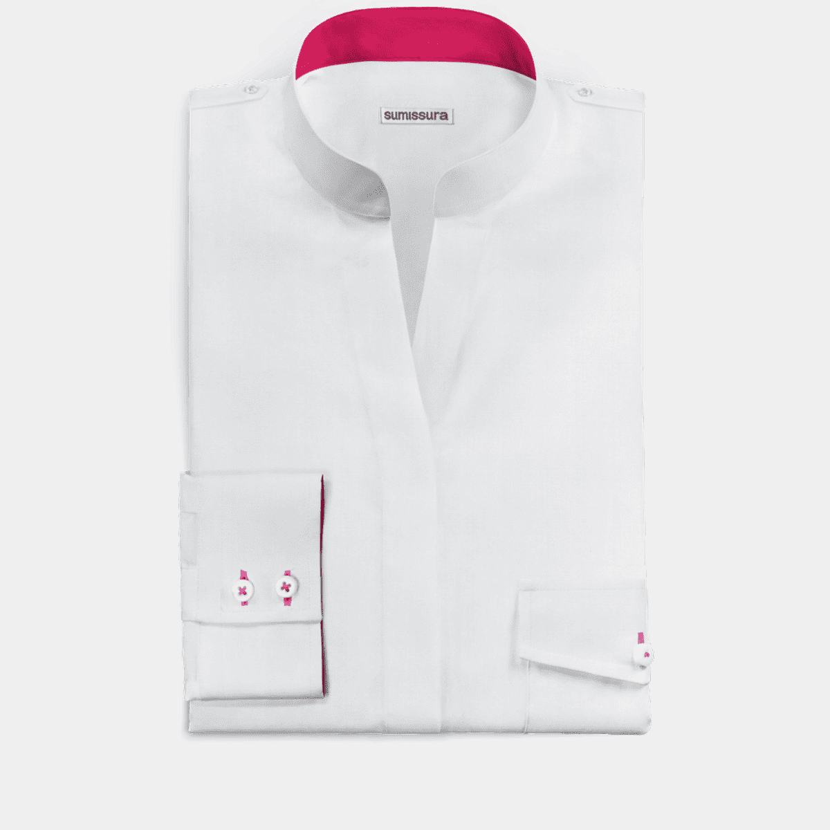 White poplin cotton Dress Shirt