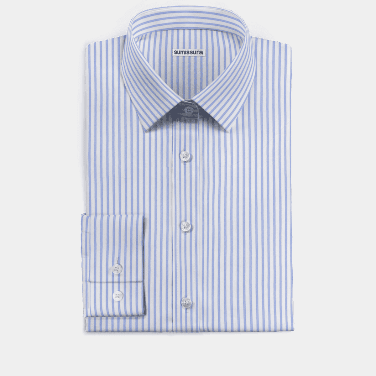 White striped 2024 dress shirt