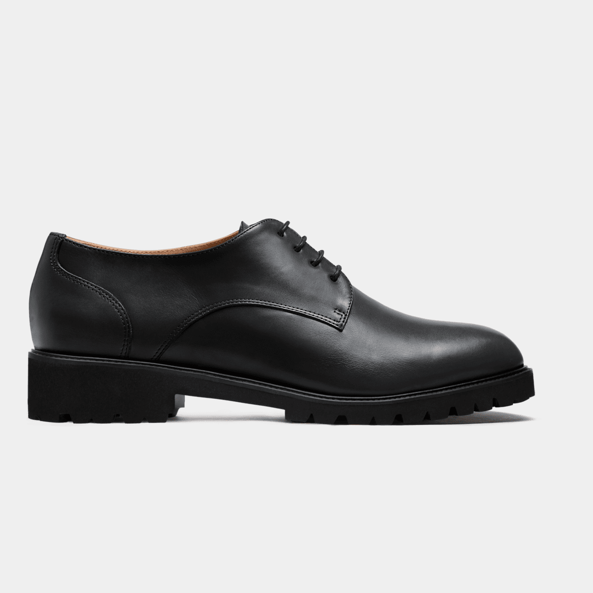 Derby shoes - black italian calf leather | Sumissura