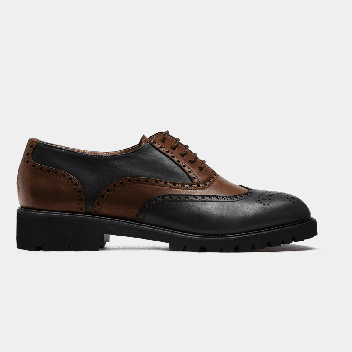 Zapatos full brogue becerro marrón Sumissura
