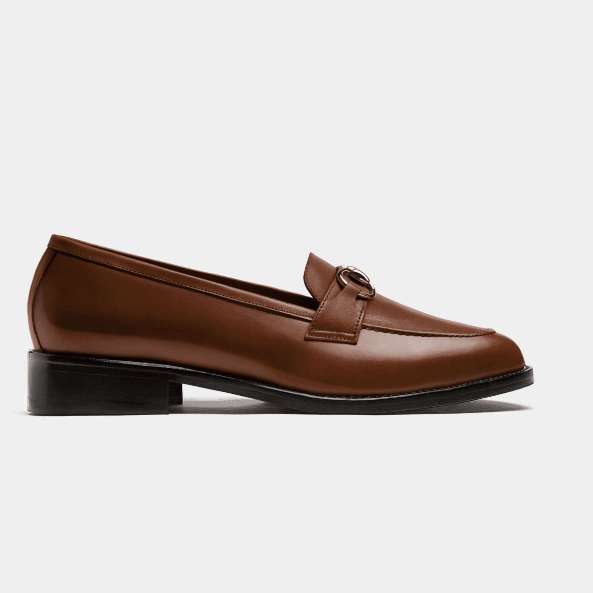 Loafer with Horsebit in Black Leather