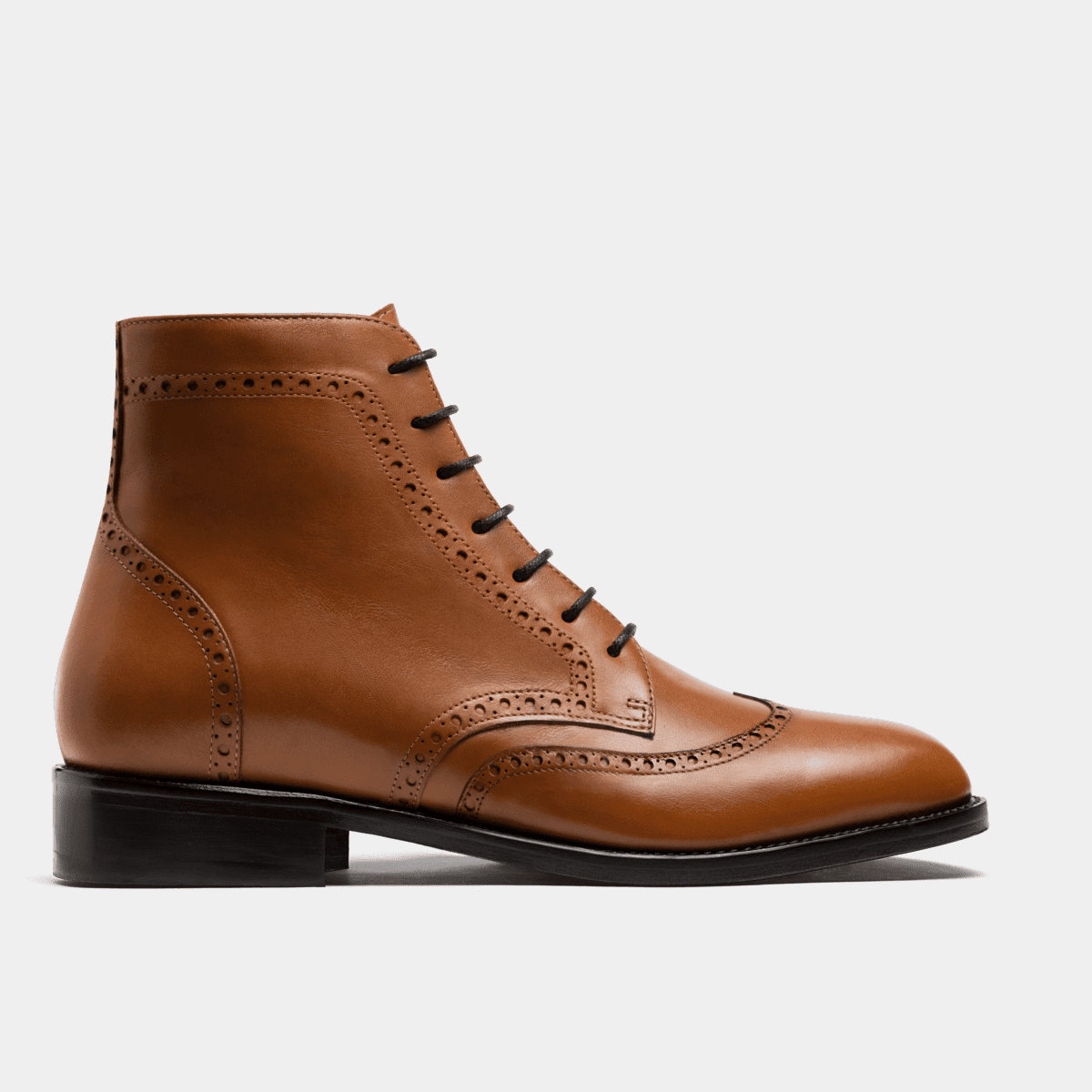 Brogue Boots - brown italian calf leather | Sumissura