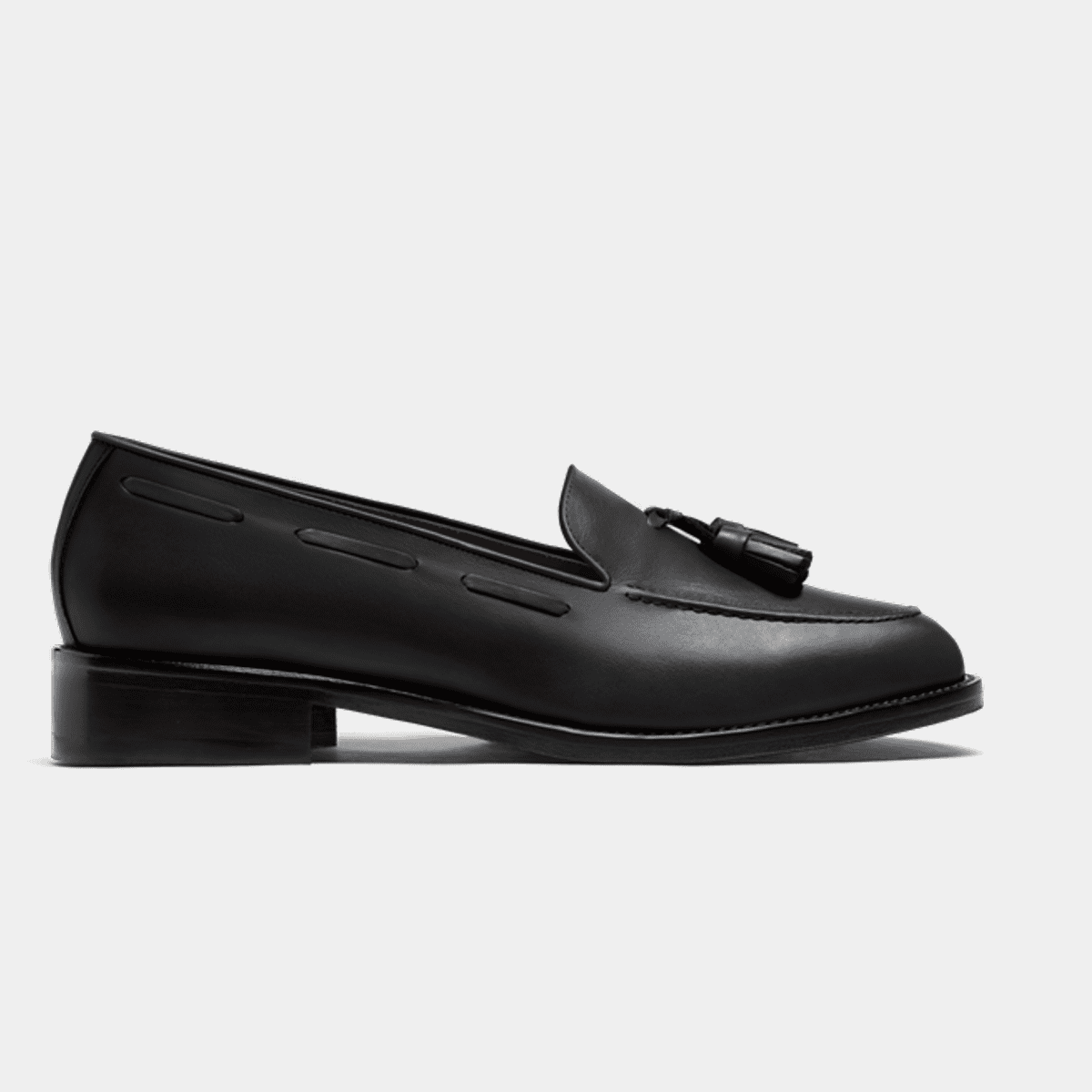 Tassel Loafer - black italian calf leather | Sumissura