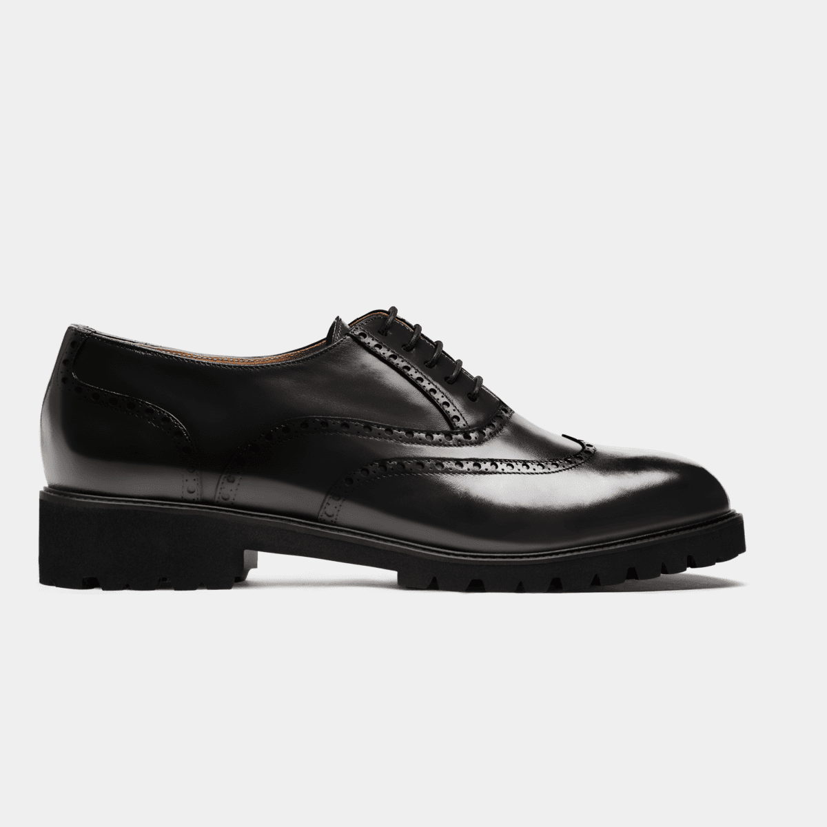 flatform brogue shoes