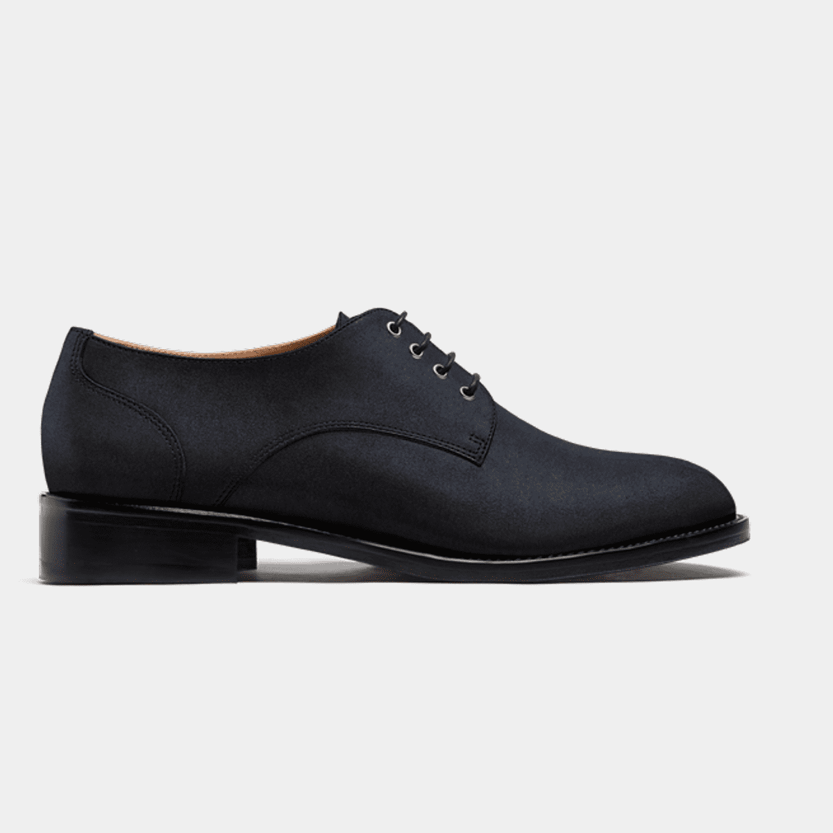 Derby shoes - blue suede | Sumissura