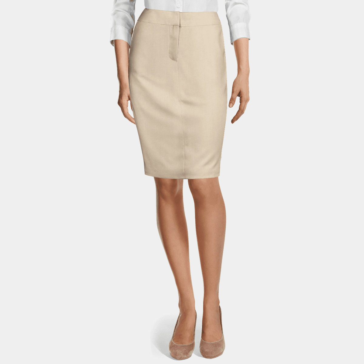 Khaki pencil skirt outlet womens