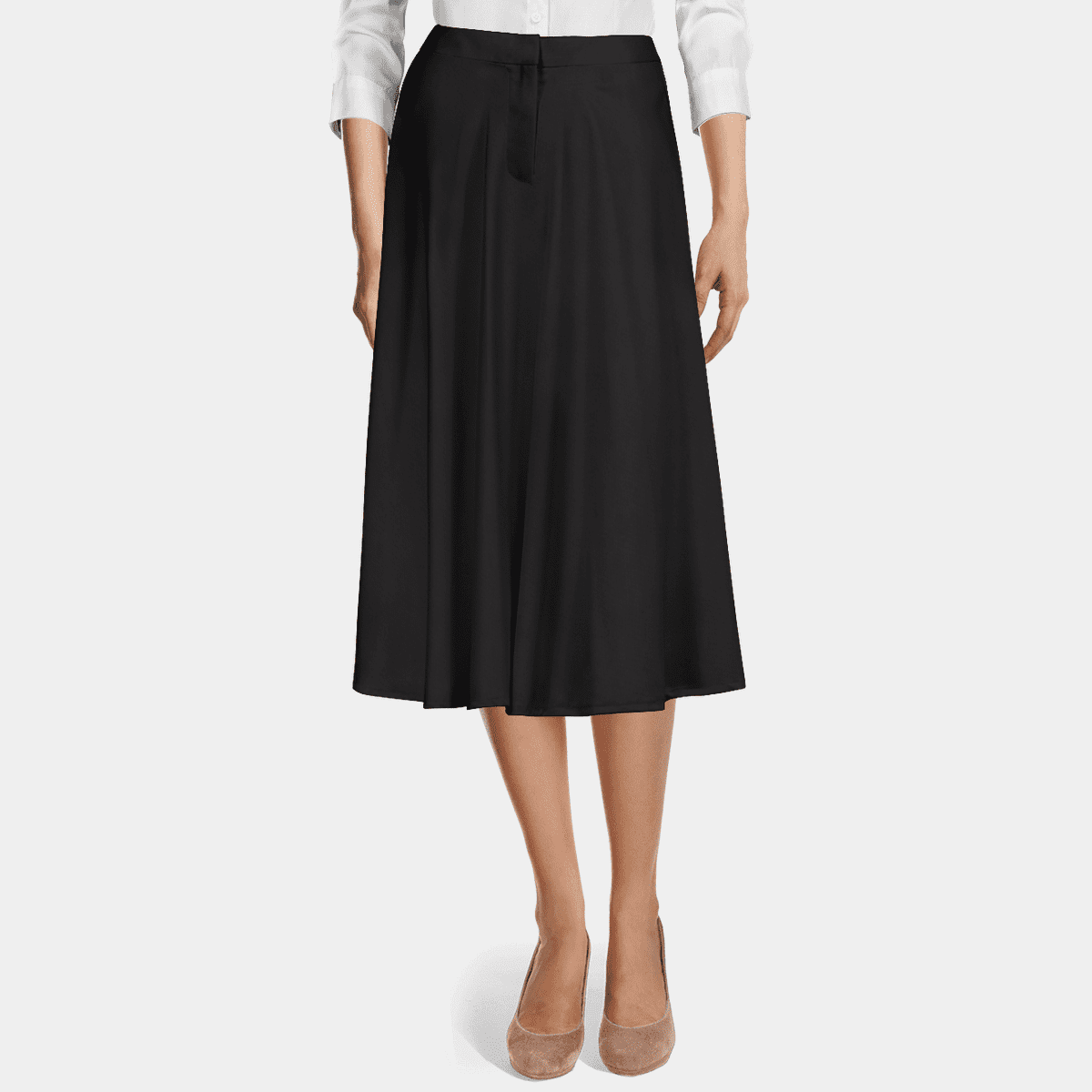 Black Flair Skirt Professional