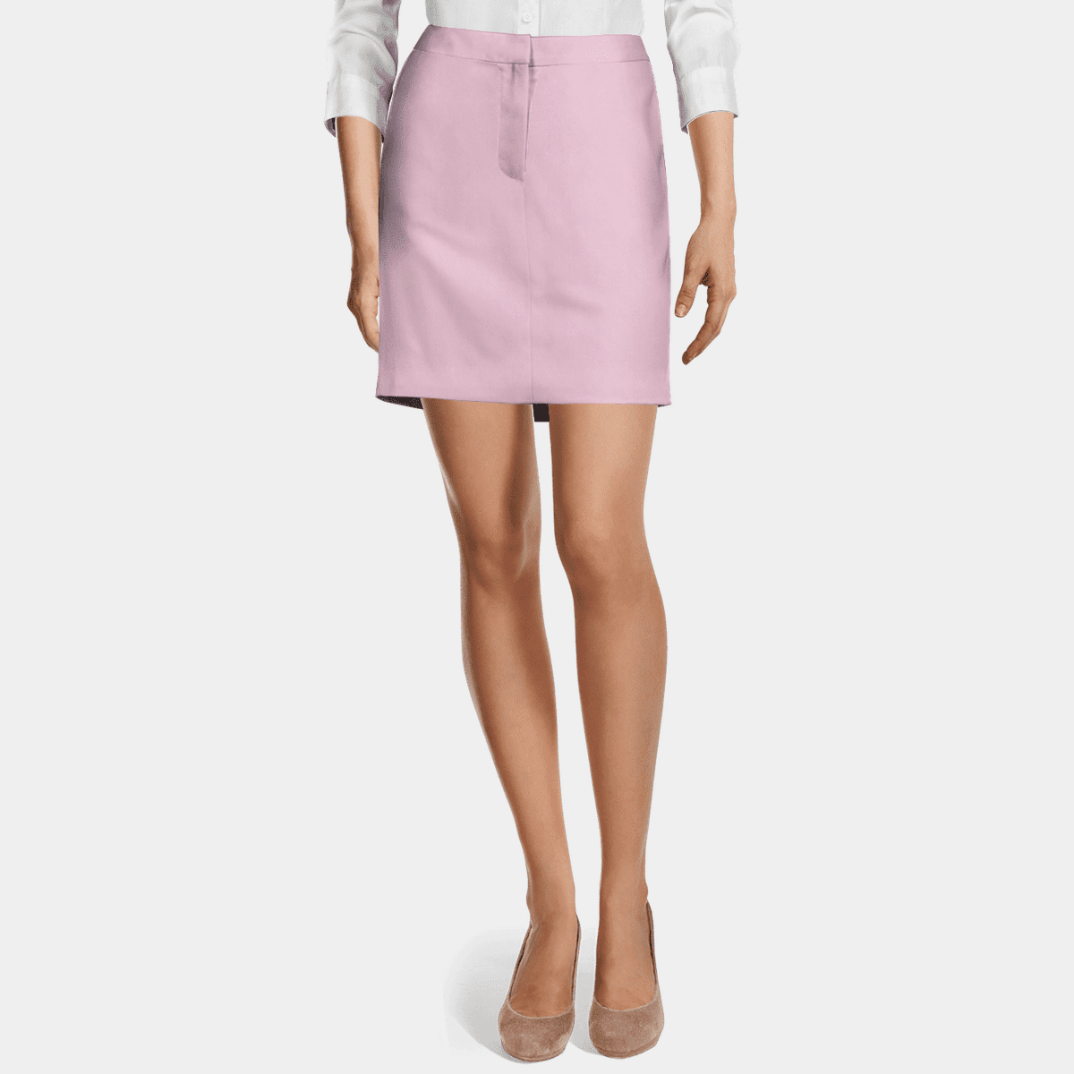 Short Drawstring Skirt Purple main image 1