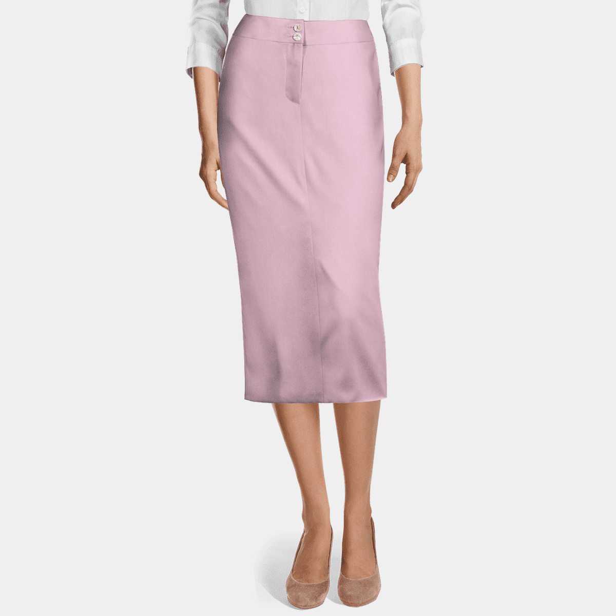 Vivo Basic Pencil Skirt - Purple