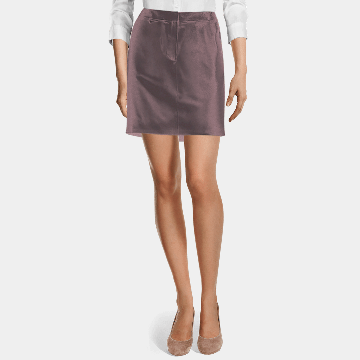 velvet high waisted shorts