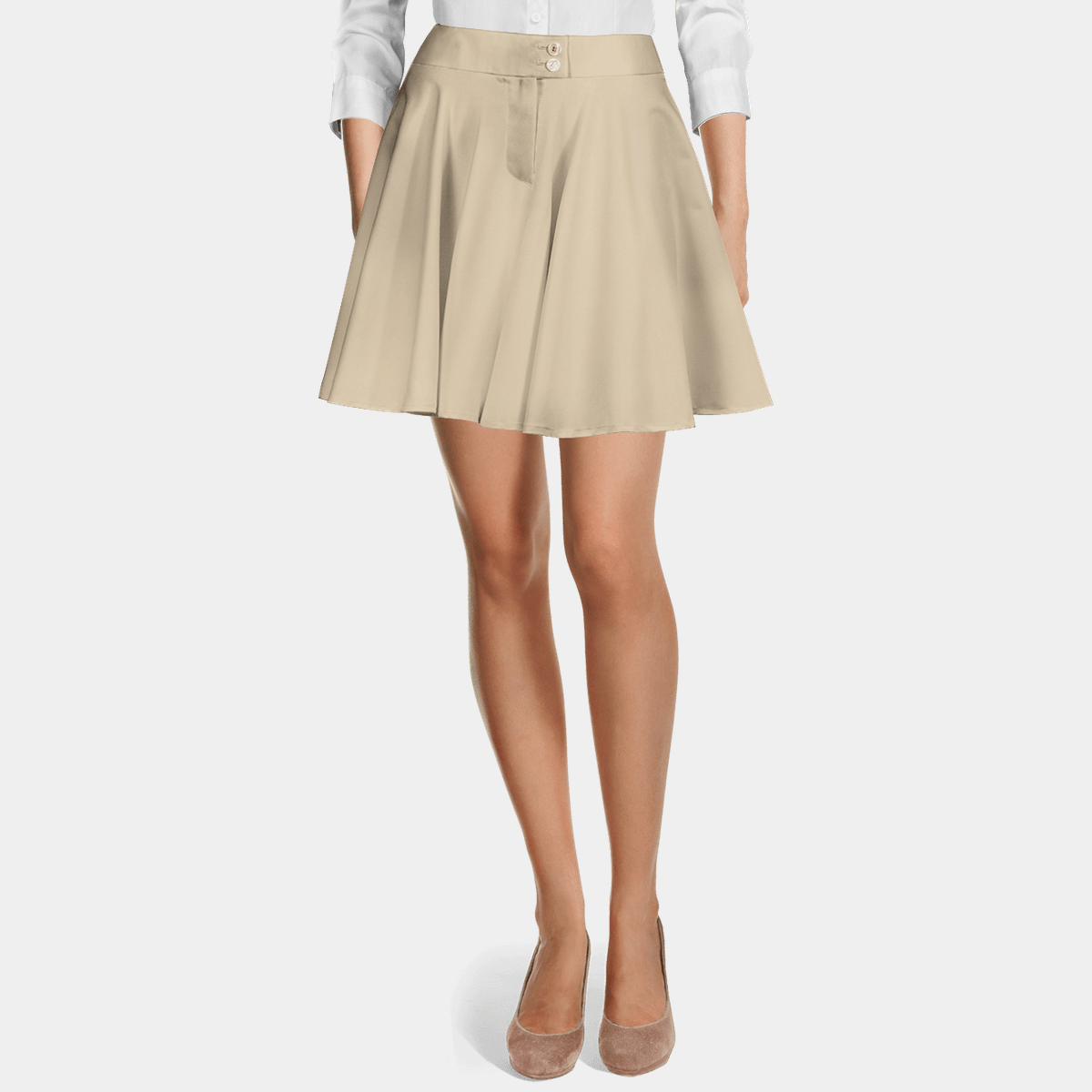 fitted green pencil skirt