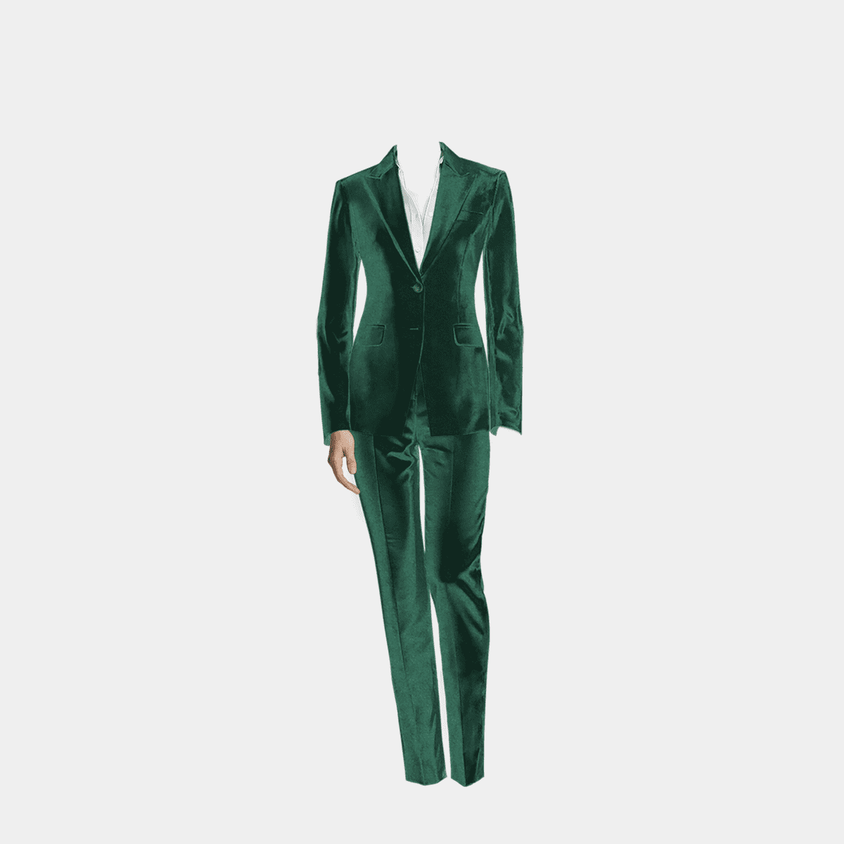 PANTALONE BALOON COTONE VERDE SALVIA WEILI ZHENG