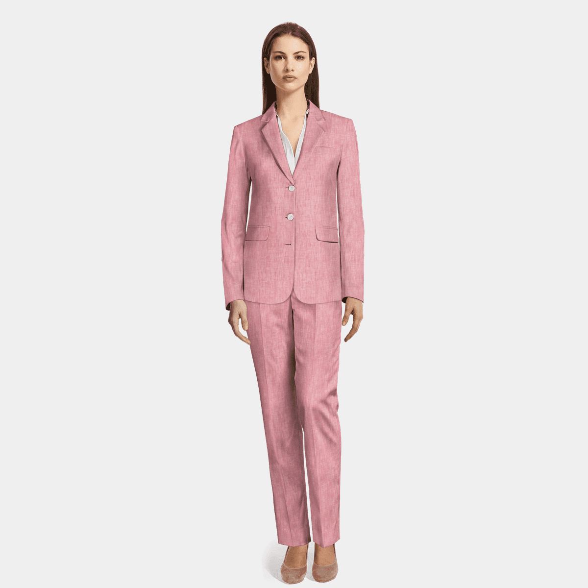 blush suit