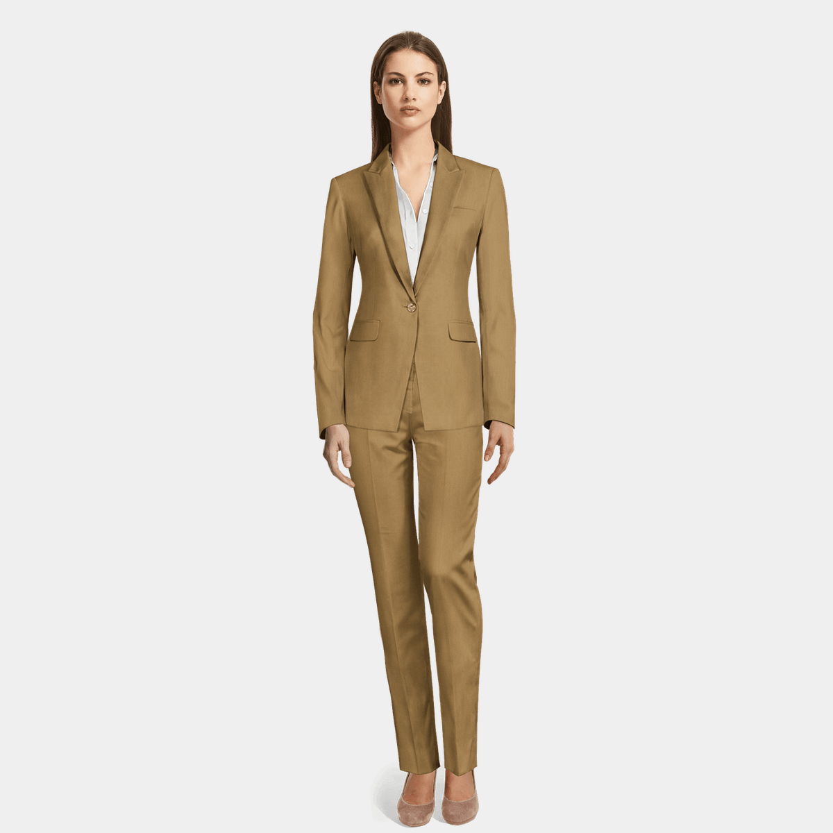 Women's Beige Suits Made to Measure Sumissura