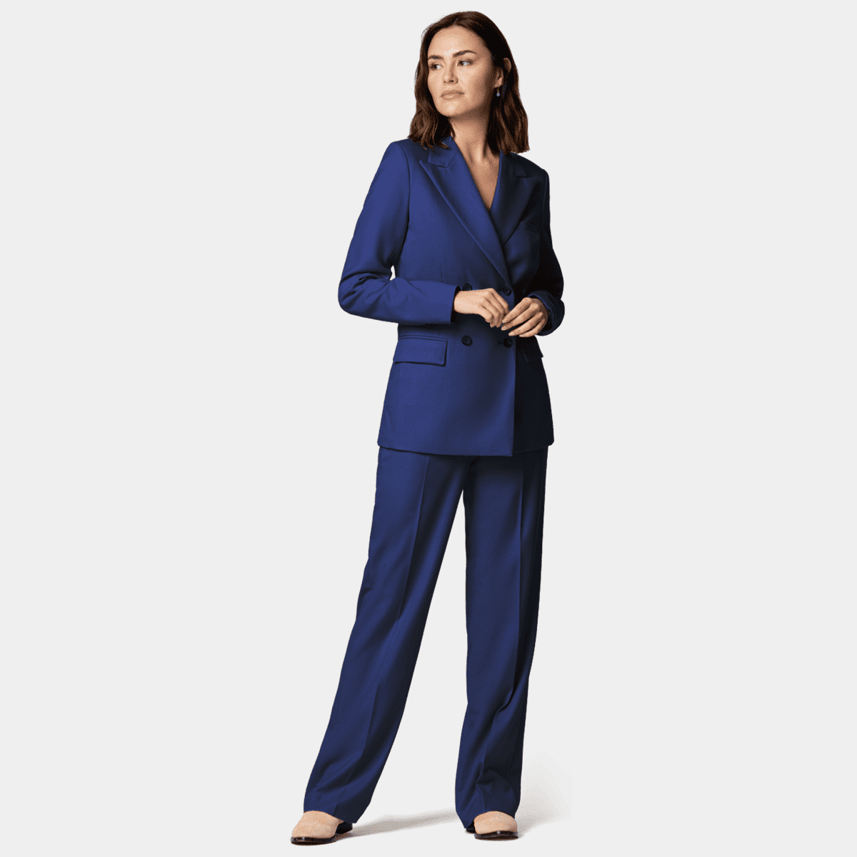 Women's Custom Blue Suits - $299USD - Sumissura