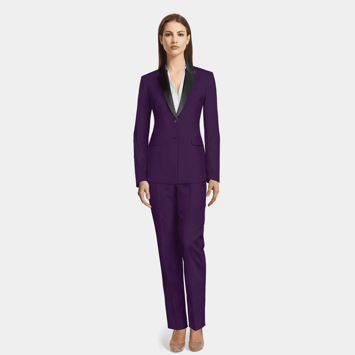 Womens on sale purple tuxedo