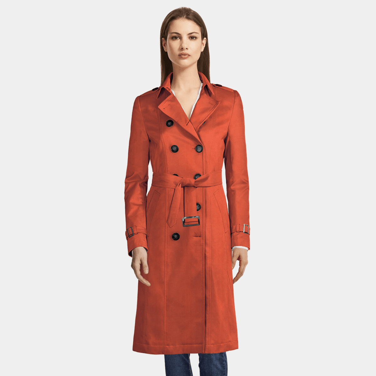 coral duster coat