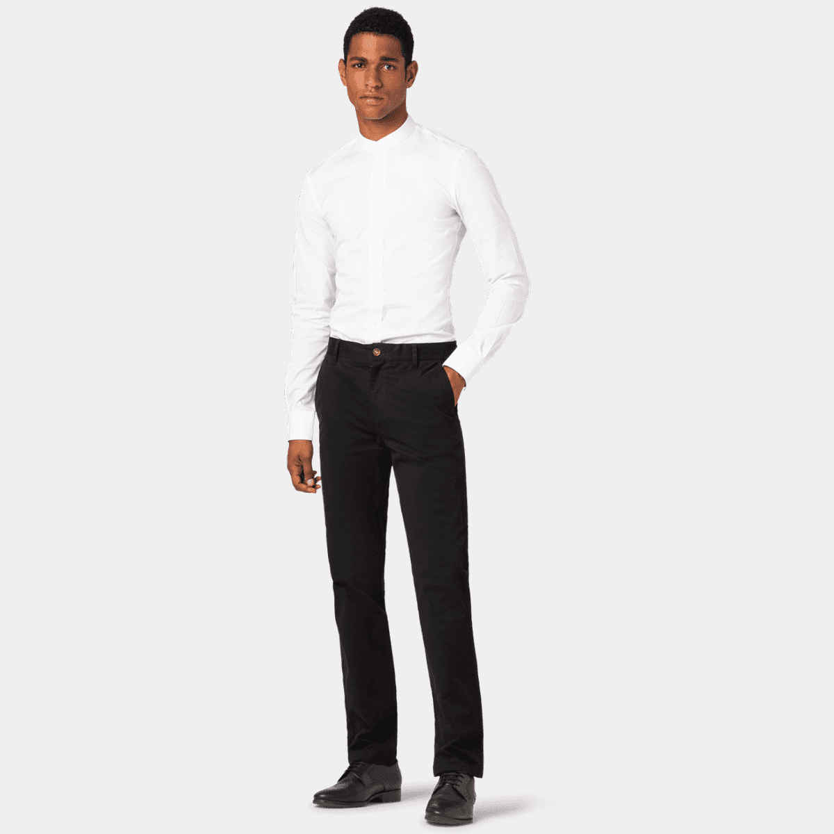 Nehru Collar Shirts l Premium Fabrics - Hockerty - Hockerty