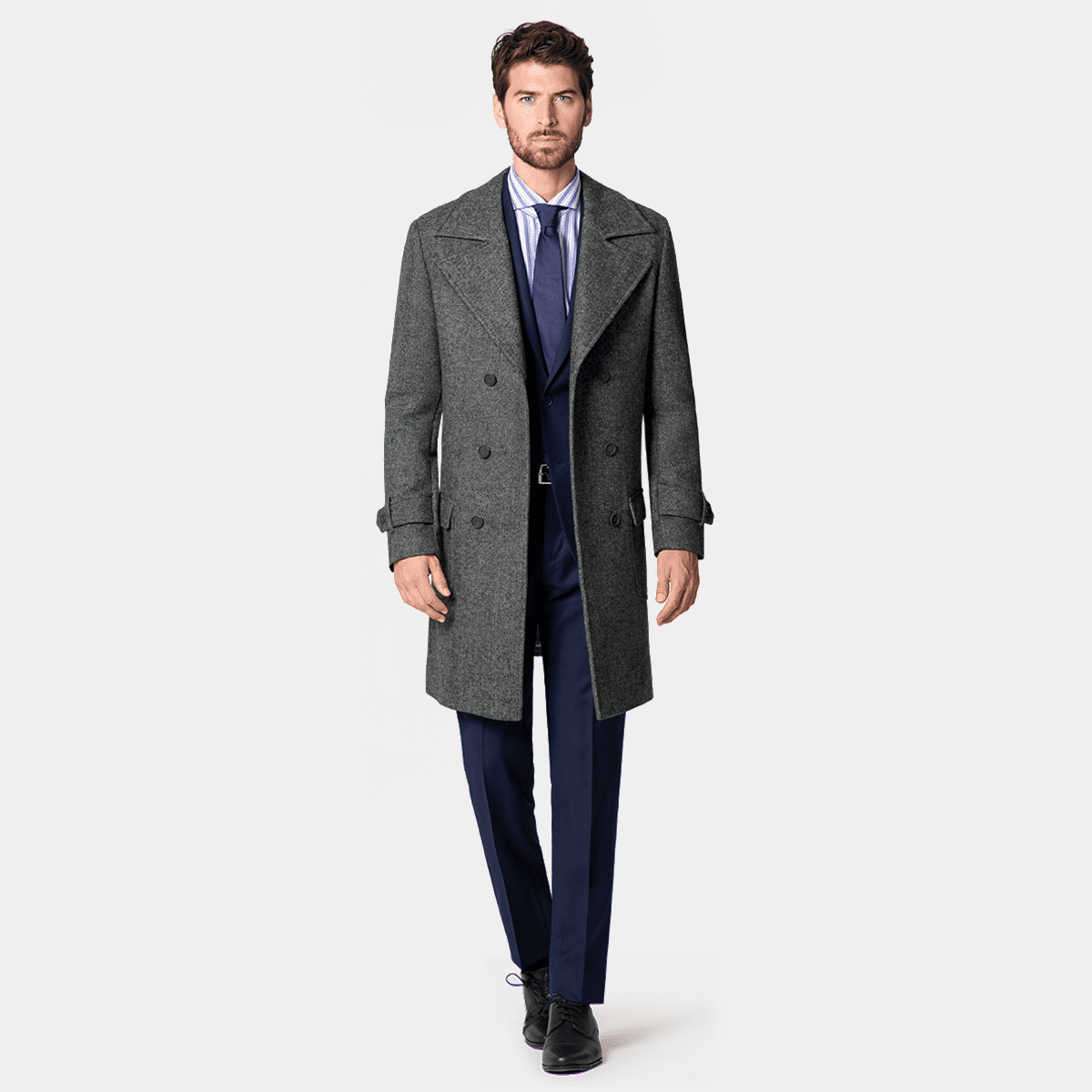 Grey Overcoat | Classic Gray Overcoats - Hockerty