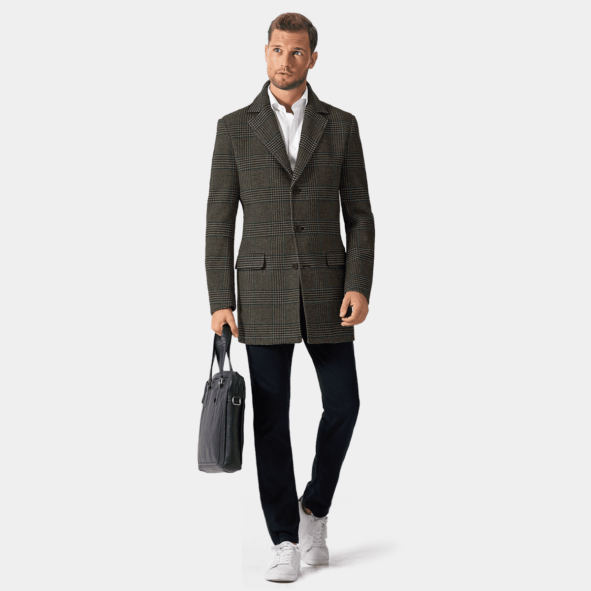 manteau chesterfield homme col velours