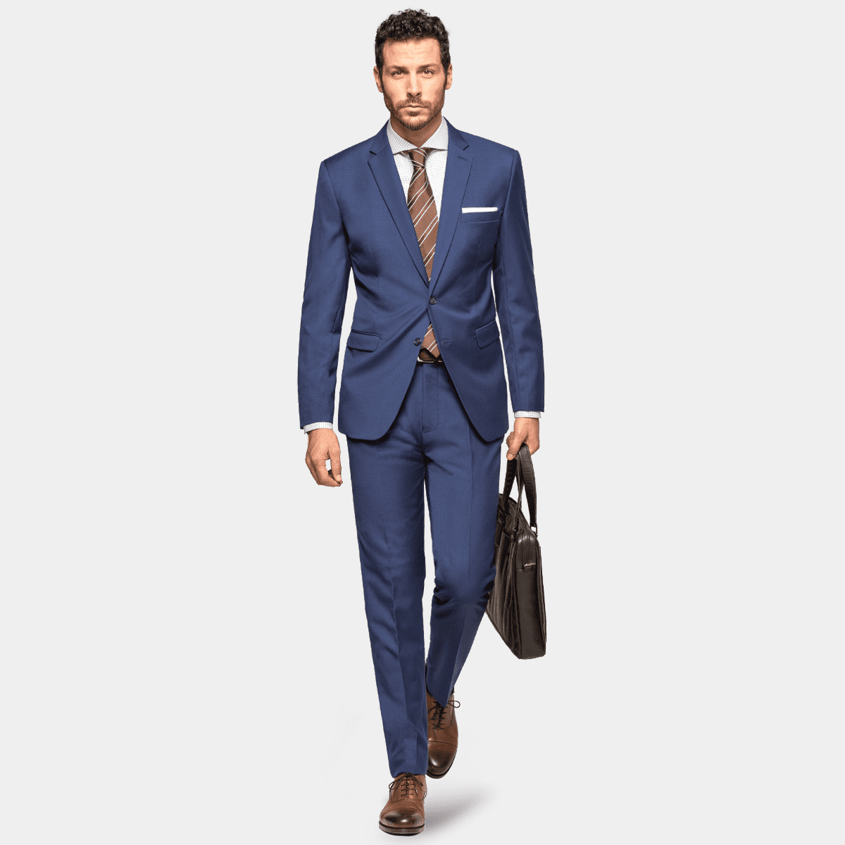 How to Combine Your Blue Suit with Brown Shoes - Hockerty