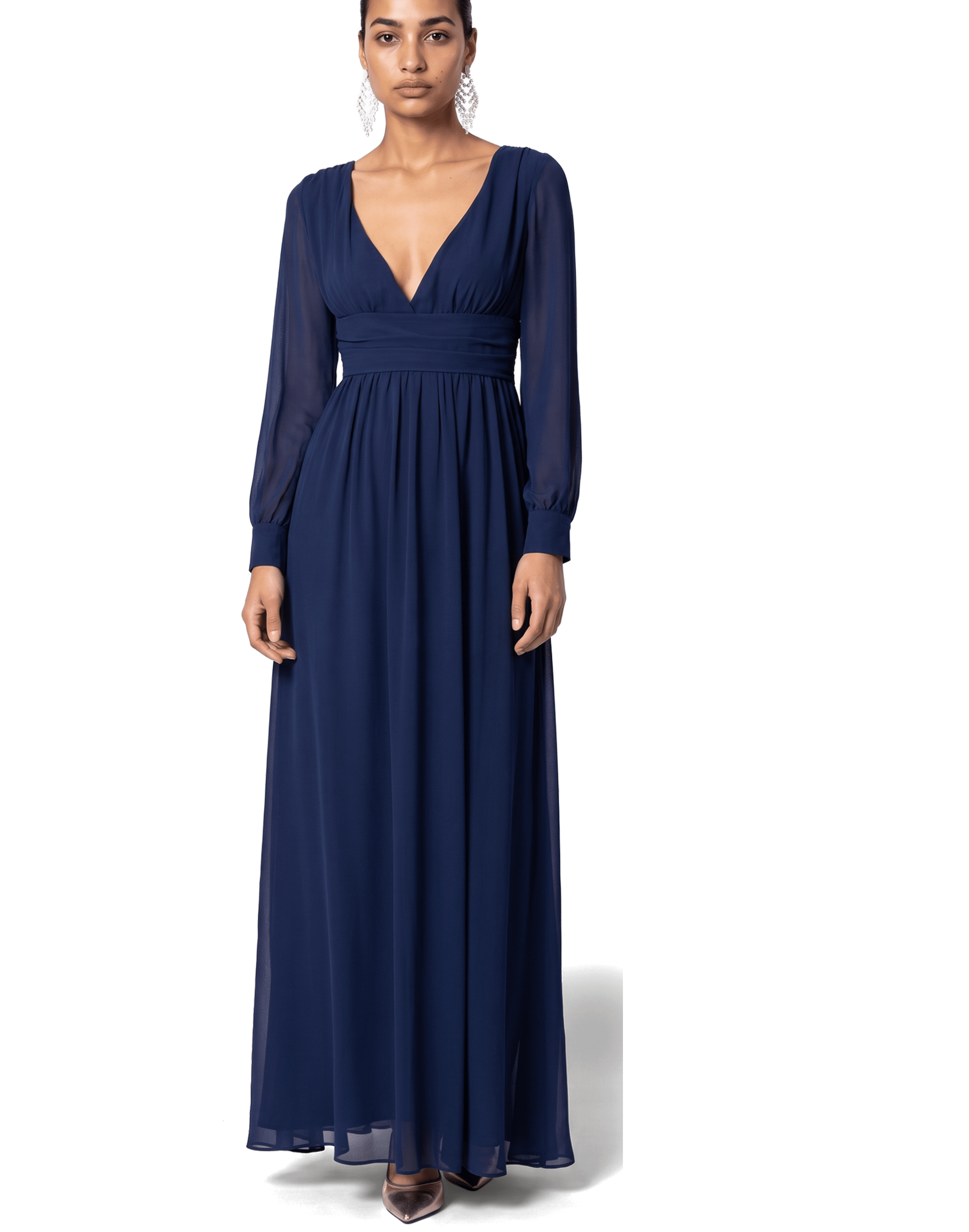 empire waist long dresses with sleeves Maxi Formal dress Size:CHILD-3T newtops Colorful Ice Cream Girls is a Must