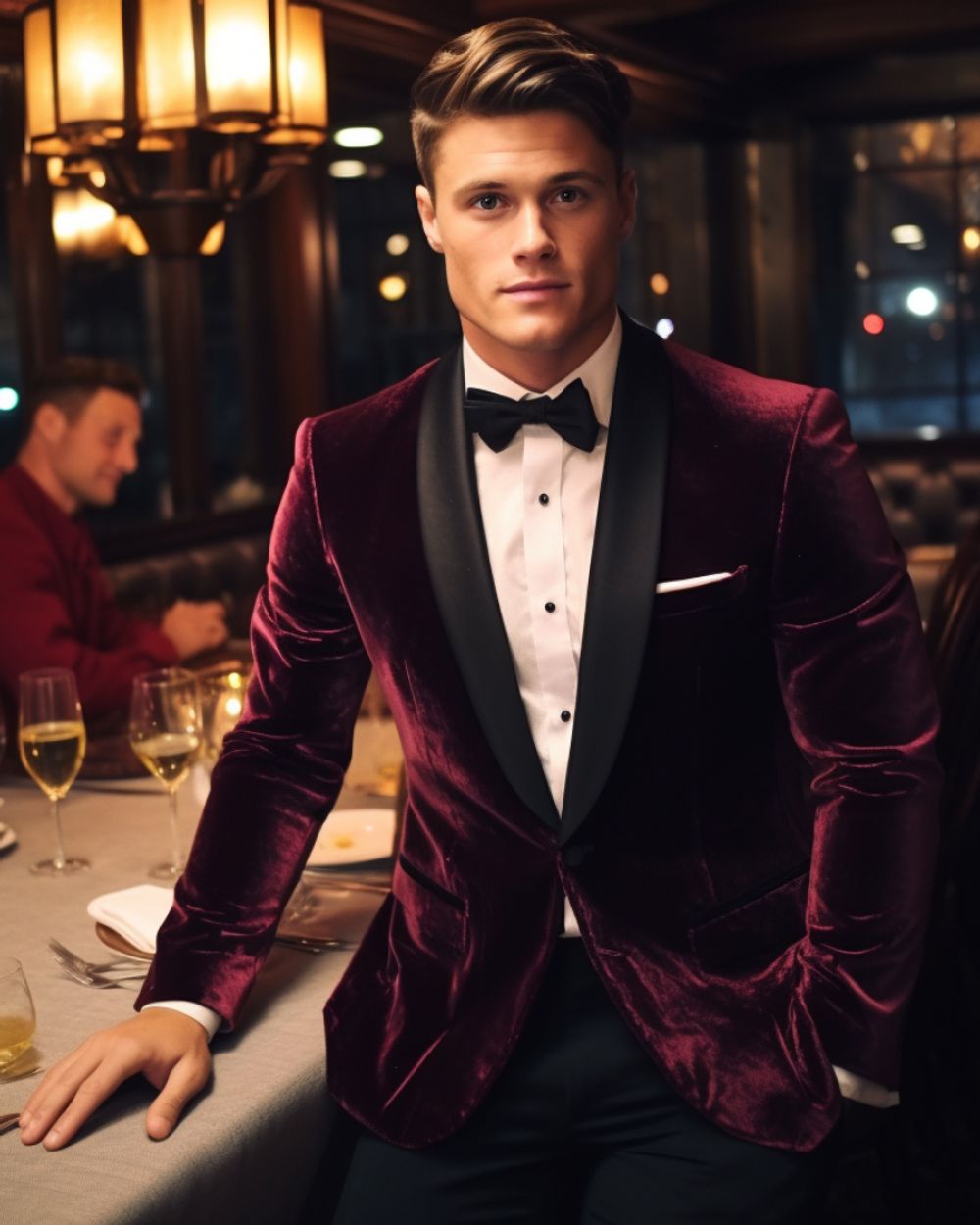 Velvet Look for Christmas Dinner