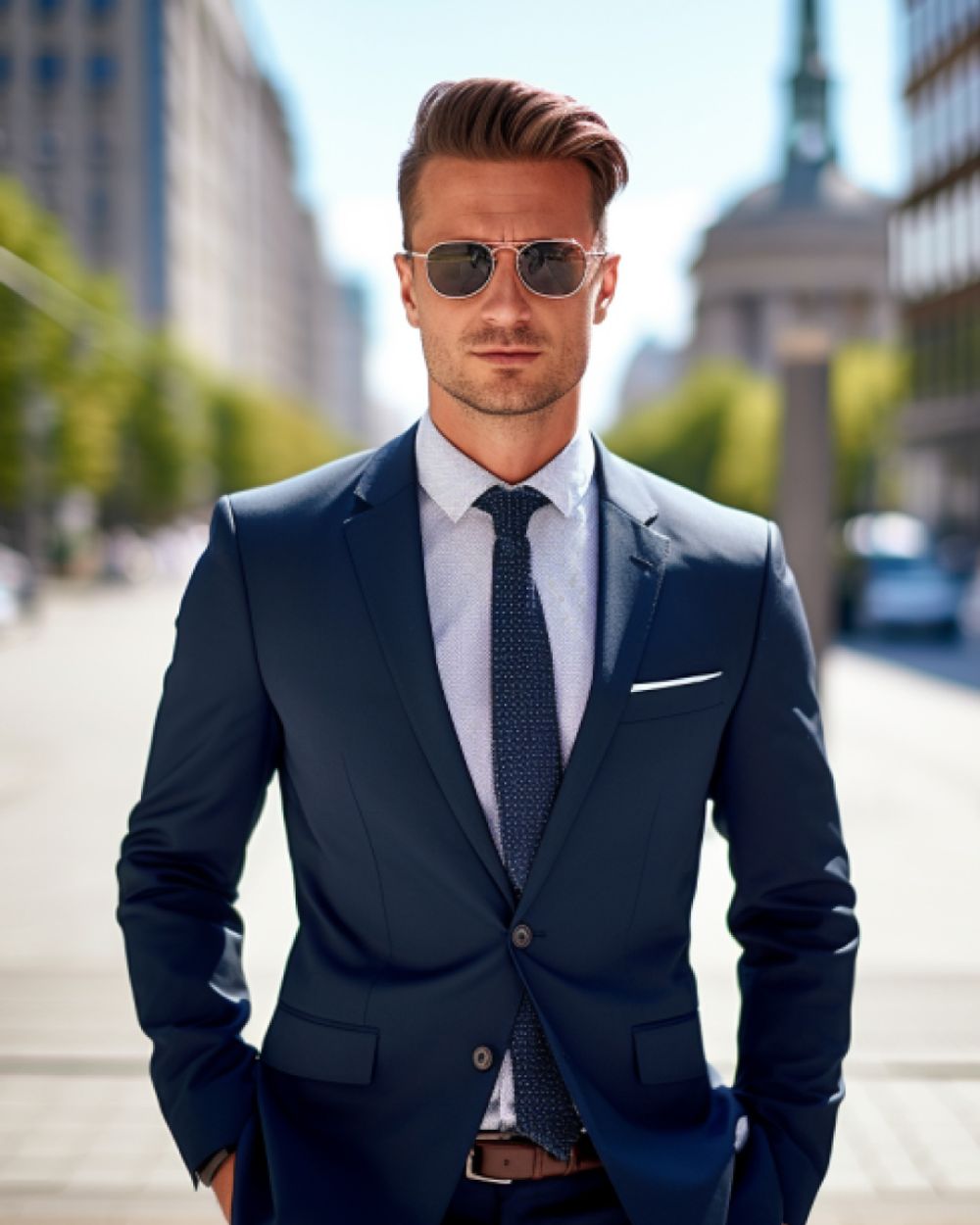 Business Power Suit for Board Meetings