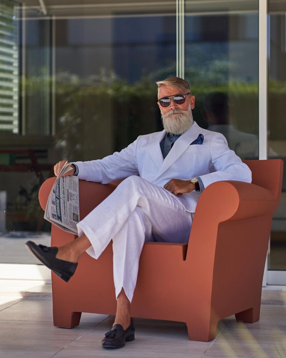 Summer Serenity Linen Suit