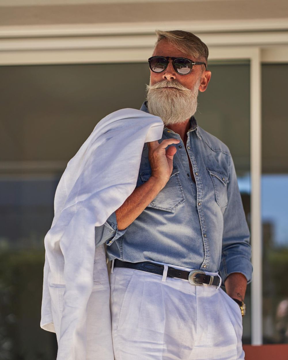 Summer Serenity Linen Suit