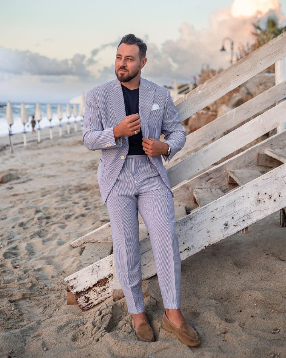 Seersucker Suit Seashore Edition